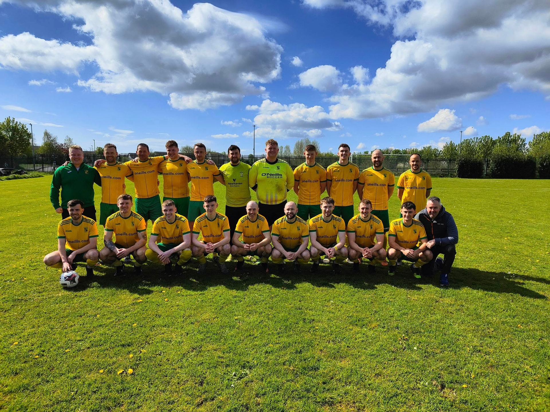 Crettyard United junior squad team photo